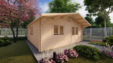 Dārza māja Linus 6x6 WC